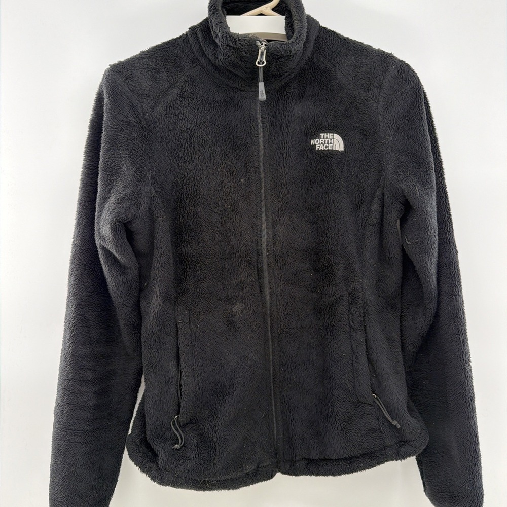 The North Face Osito Fleece Jacket Black Women's S Soft Plush Full Zip NF2 Small